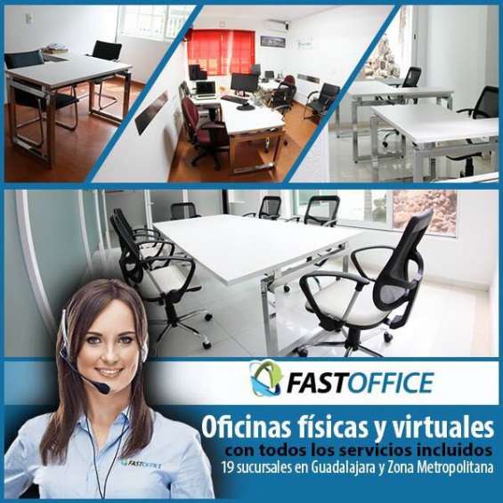Oficinas corporativas fast office a tu medida en Zapopan Oficinas y